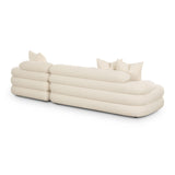 TOV Lulu Cream Boucle Modular RAF Sectional