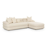 TOV Lulu Cream Boucle Modular RAF Sectional