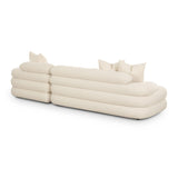 TOV Lulu Cream Boucle Modular RAF Sectional