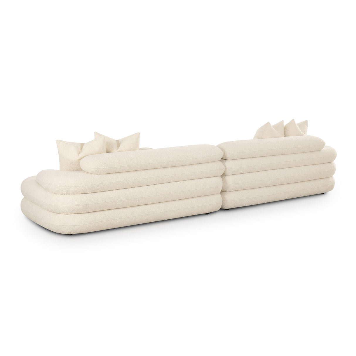 TOV Lulu Cream Boucle Modular Sofa