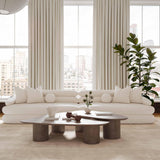 TOV Lulu Cream Boucle Modular Sofa
