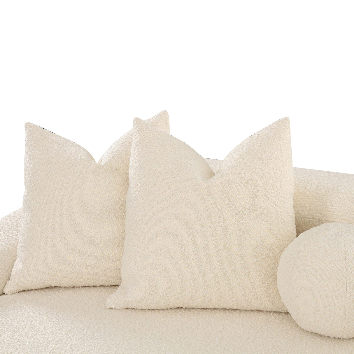 TOV Lulu Cream Boucle Modular Sofa