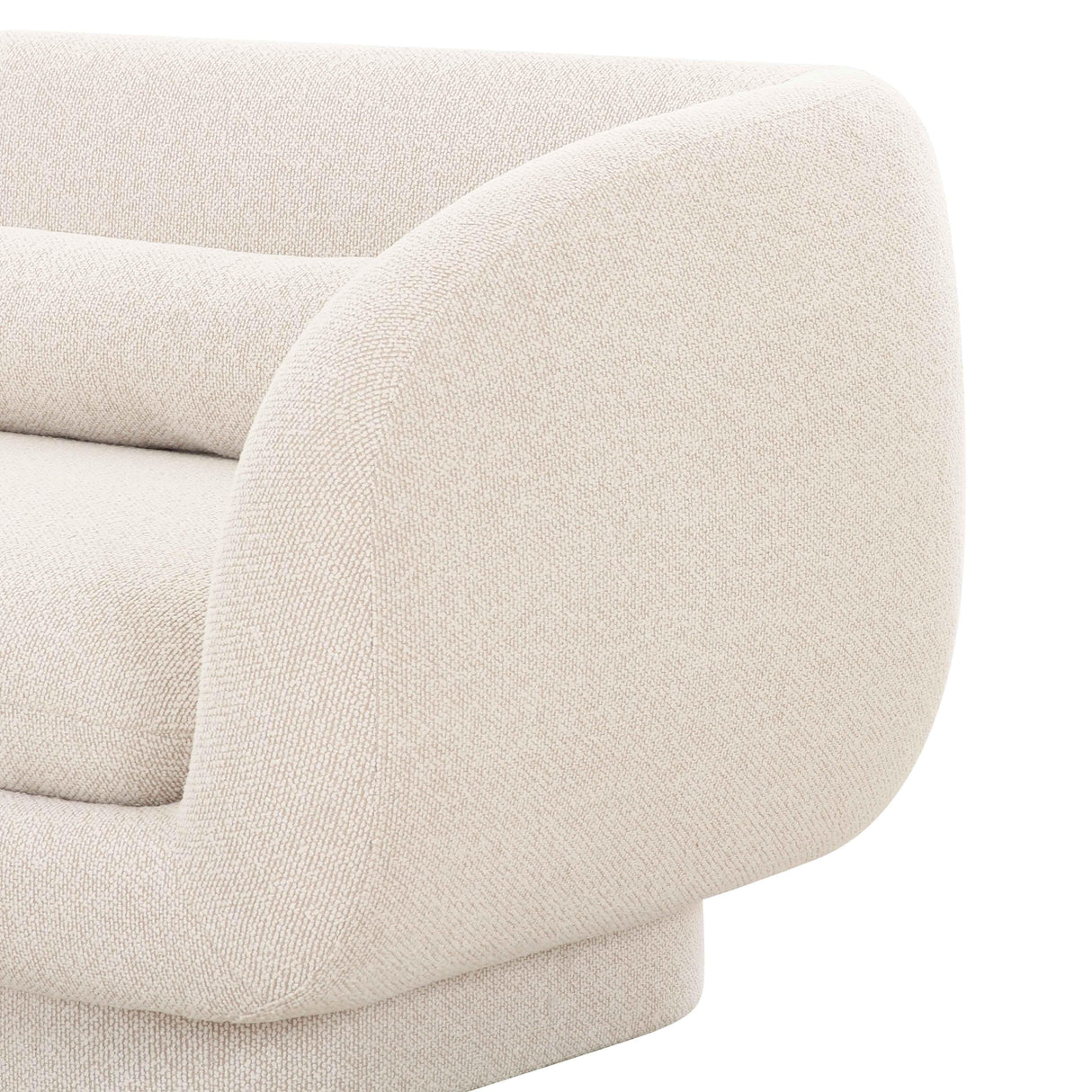 TOV Simone Cream Boucle Sofa