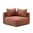 TOV Hangover Sedona Red Textured Fabric Modular Corner Chair