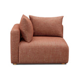 TOV Hangover Sedona Red Textured Fabric Modular Corner Chair