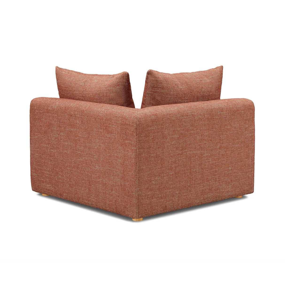 TOV Hangover Sedona Red Textured Fabric Modular Corner Chair