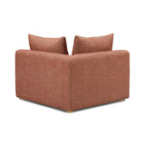 TOV Hangover Sedona Red Textured Fabric Modular Corner Chair