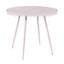 TOV Erica Pink Wrought Iron Outdoor Cafe Table