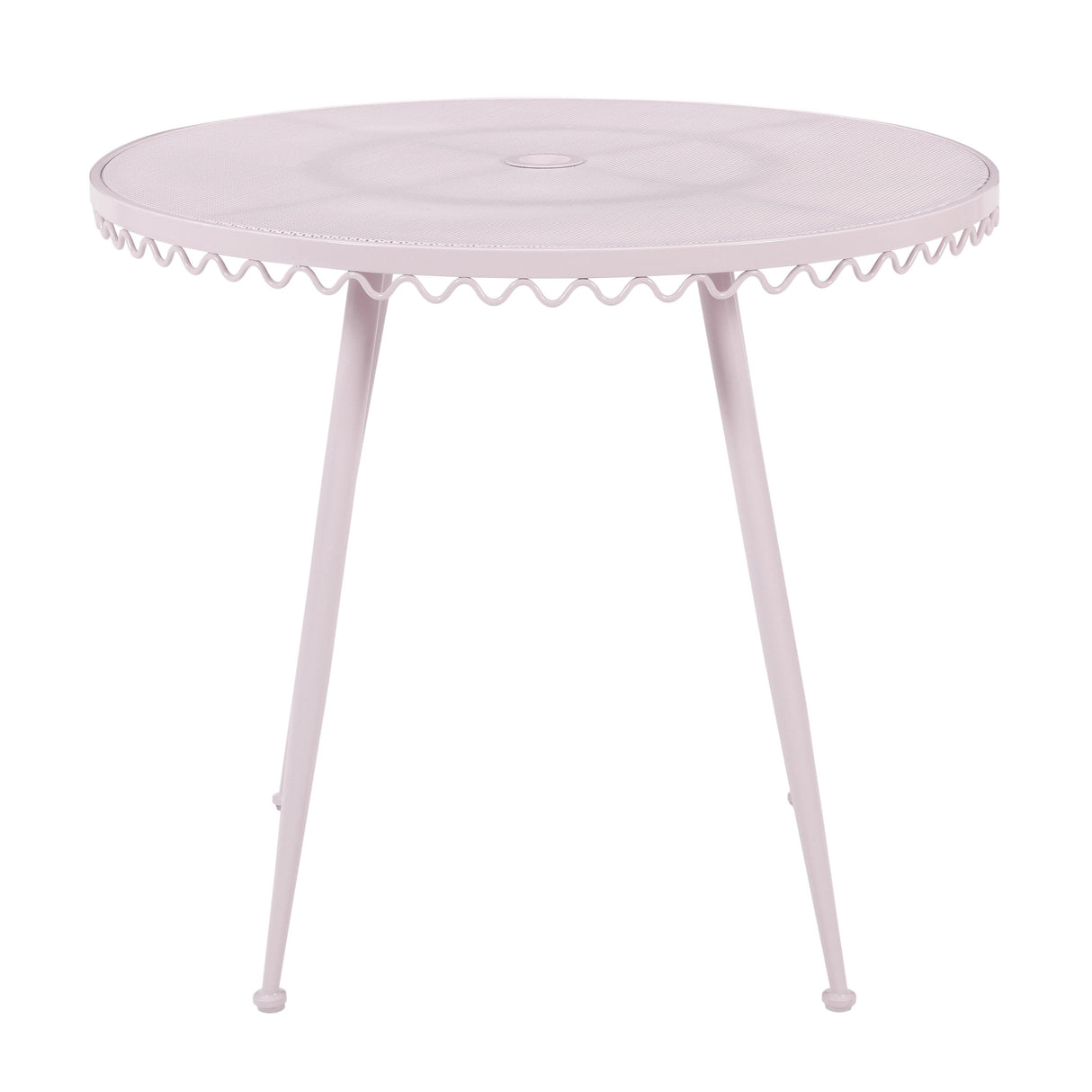 TOV Erica Pink Wrought Iron Outdoor Cafe Table