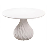 TOV Tulum Ivory Concrete Dining Table