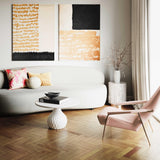 TOV Tulum Ivory Concrete Coffee Table