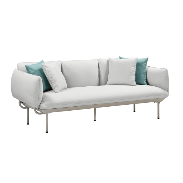 TOV Katti Light Grey Outdoor Sofa