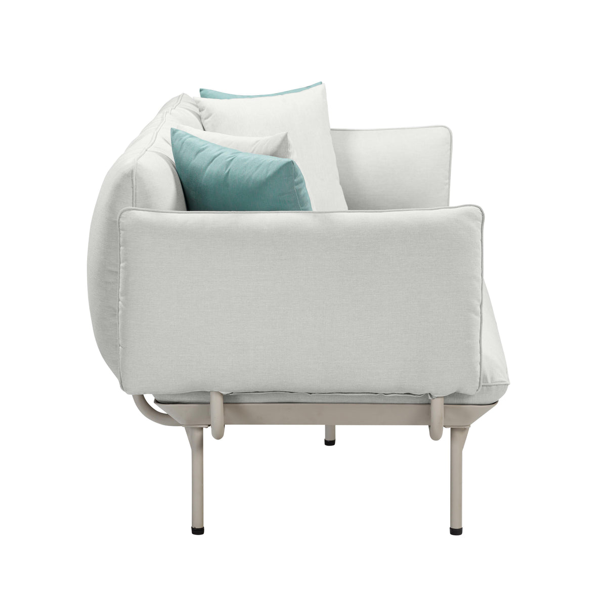 TOV Katti Light Grey Outdoor Sofa