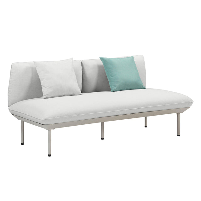 TOV Katti Light Grey Outdoor Loveseat