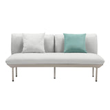 TOV Katti Light Grey Outdoor Loveseat