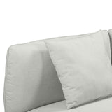 TOV Katti Light Grey Outdoor Loveseat