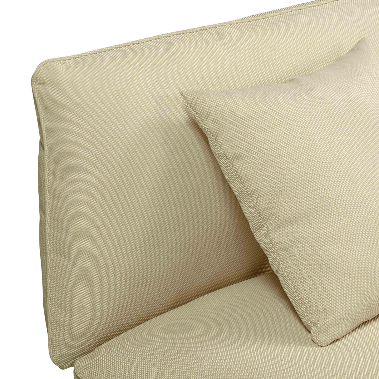 TOV Katti Beige Outdoor Loveseat