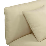 TOV Katti Beige Outdoor Loveseat
