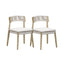 TOV Gata Cream Outdoor Dining Chair - Set of 2