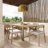 TOV Gata Cream Outdoor Dining Chair - Set of 2