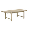 TOV Gata Light Teak Outdoor Rectangular Dining Table