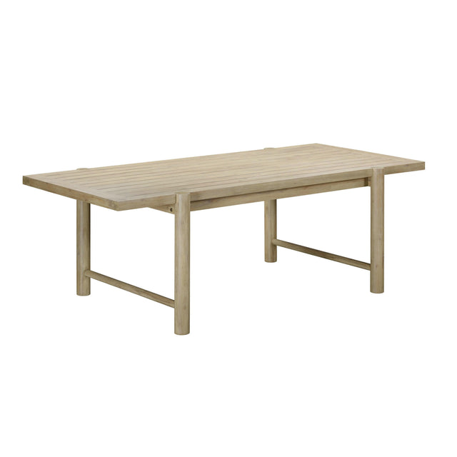 TOV Gata Light Teak Outdoor Rectangular Dining Table