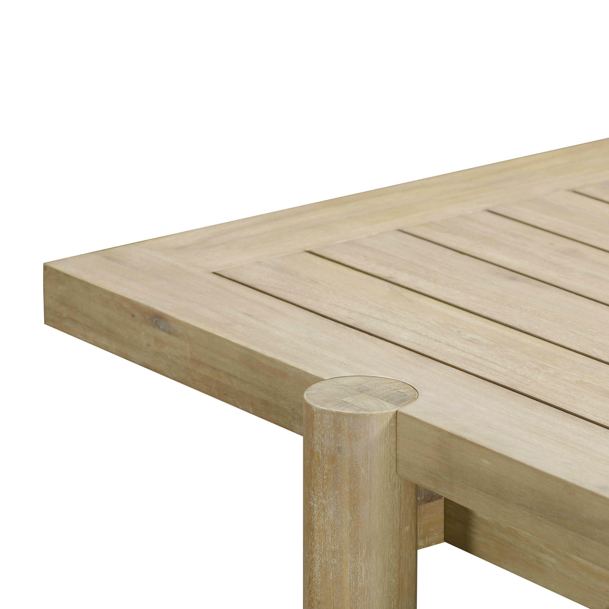 TOV Gata Light Teak Outdoor Rectangular Dining Table