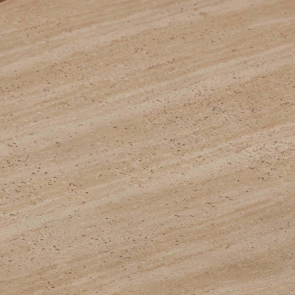 TOV Eclipse Textured Faux Travertine Indoor / Outdoor Side Table