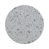 TOV Clover Faux Terrazzo Indoor / Outdoor Round Side Table