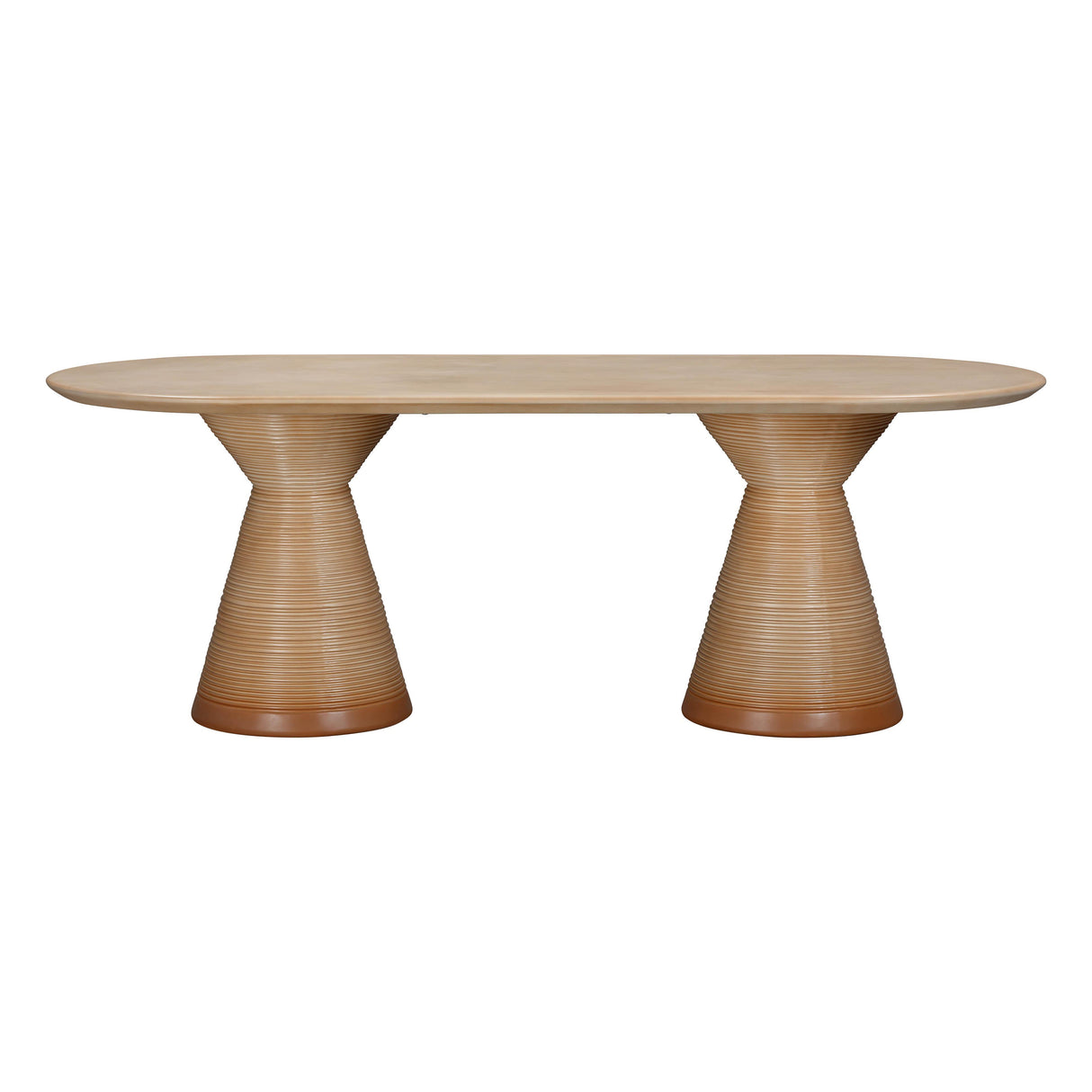 TOV Fassa Terracotta Oval Indoor / Outdoor Dining Table