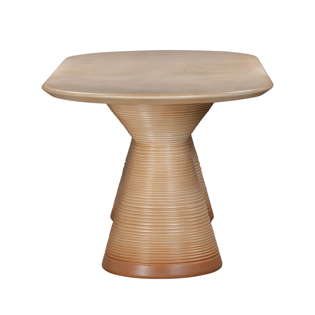 TOV Fassa Terracotta Oval Indoor / Outdoor Dining Table