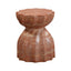 TOV Turin Faux Red Sandstone Indoor / Outdoor Concrete Stool