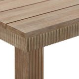 TOV Cassie Natural 75 Inch Rectangular Outdoor Dining Table