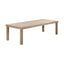 TOV Cassie Natural 108 Inch Rectangular Outdoor Dining Table