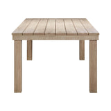 TOV Cassie Natural 108 Inch Rectangular Outdoor Dining Table