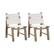 TOV Cassie Cream Outdoor Dining Chair - Set of 2