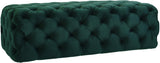 TOV Kaylee Green Velvet Ottoman