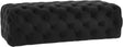 TOV Kaylee Black Velvet Ottoman