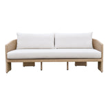 TOV Alexa Cream Performance Fabric Outdoor Sofa
