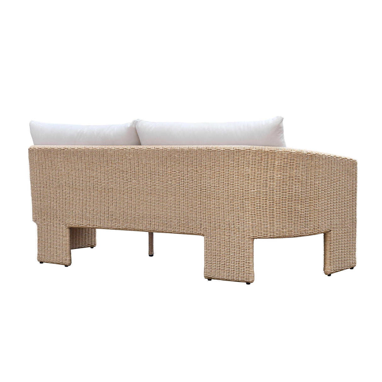 TOV Alexa Cream Performance Fabric Outdoor Sofa
