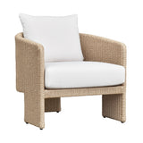TOV Alexa Cream Performance Fabric Outdoor Armchair