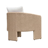 TOV Alexa Cream Performance Fabric Outdoor Armchair