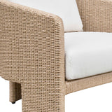 TOV Alexa Cream Performance Fabric Outdoor Armchair