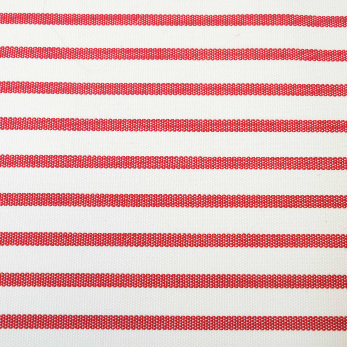 TOV Saint Tropez Pearl and Red Striped Stuffed Outdoor Armchair
