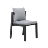 TOV Nancy Grey Outdoor Dining Chair