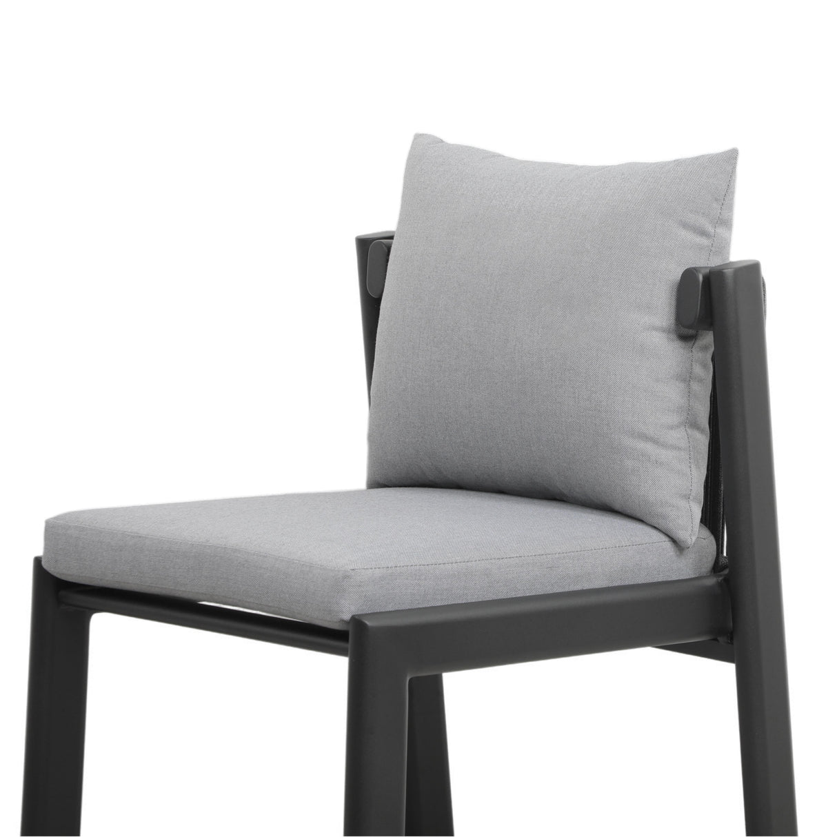TOV Nancy Grey Outdoor Dining Chair