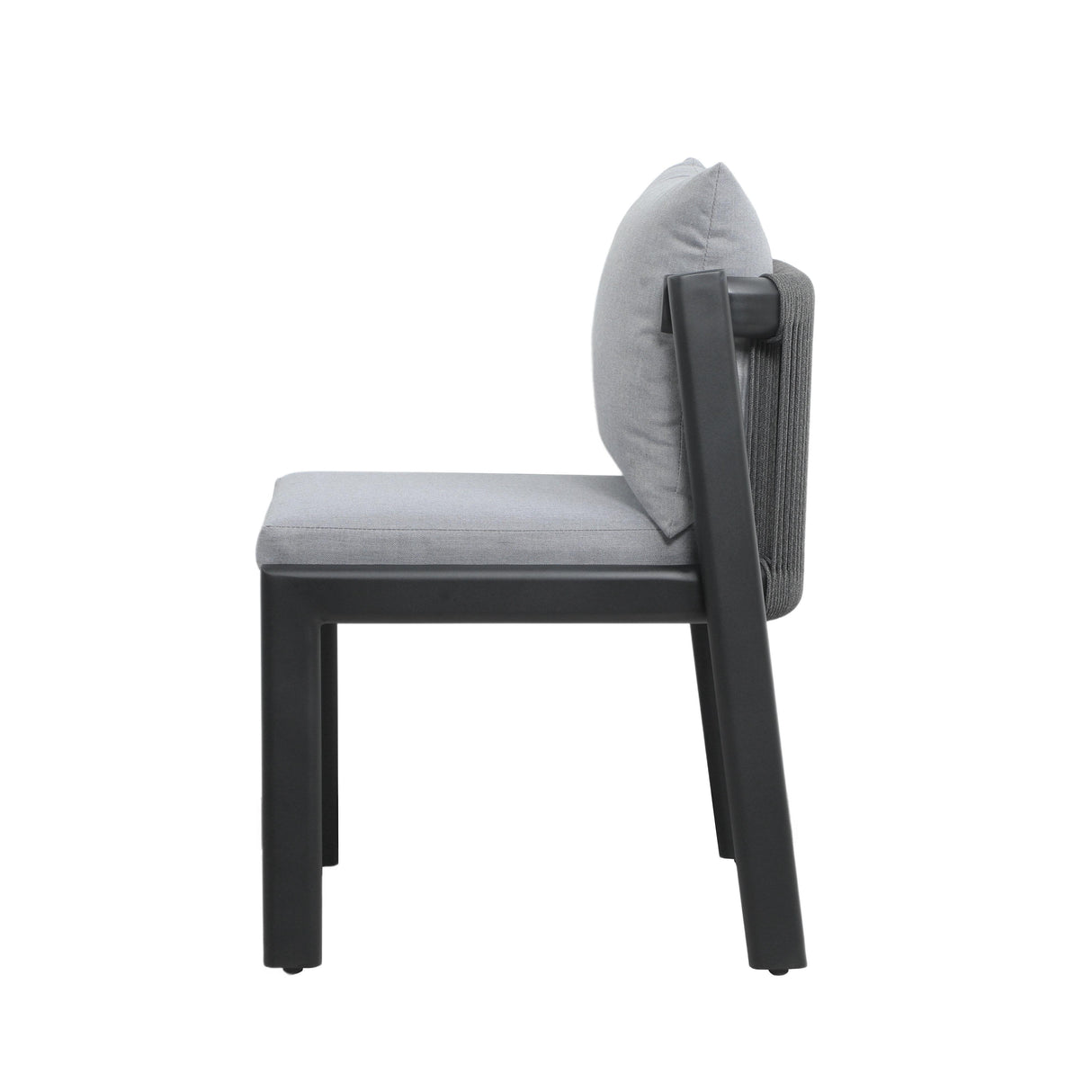 TOV Nancy Grey Outdoor Dining Chair