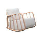 TOV Violette Terracotta and Cream Outdoor Rocking Chair