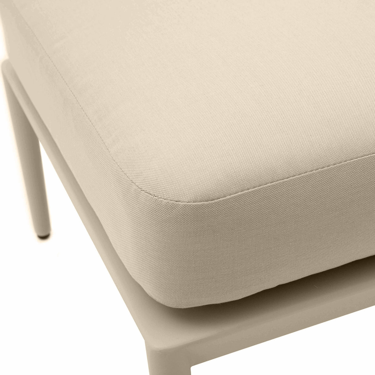 TOV Kapri Taupe Outdoor Ottoman