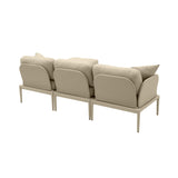 TOV Kapri Taupe Modular Outdoor Sectional
